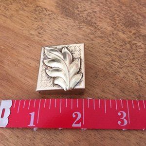 Solid Brass Antique Pillbox